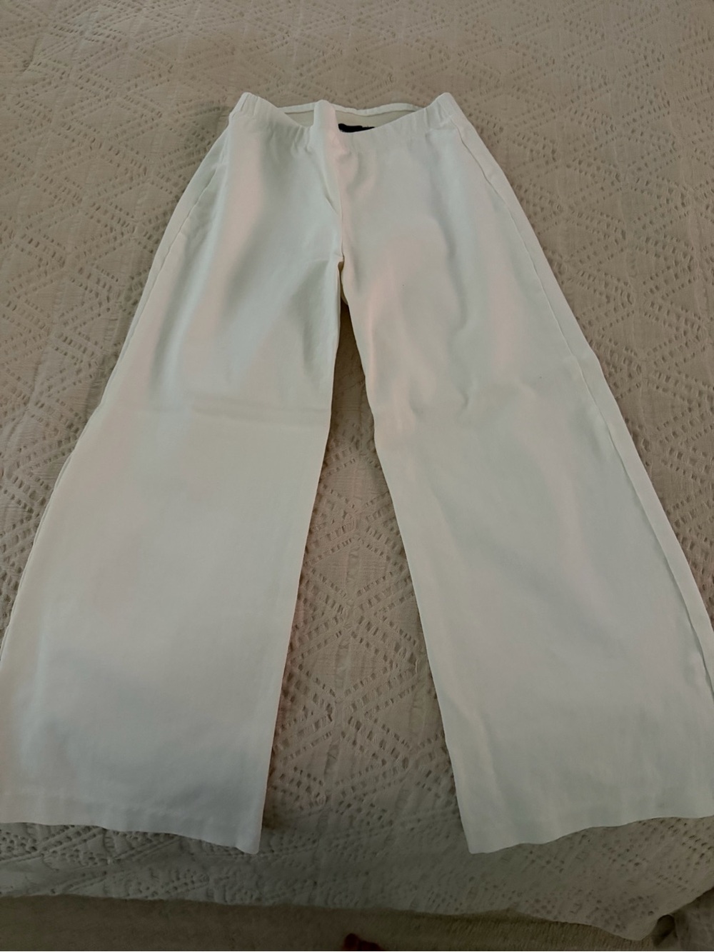 Fifteen Twenty Wide-Leg Chinos in White